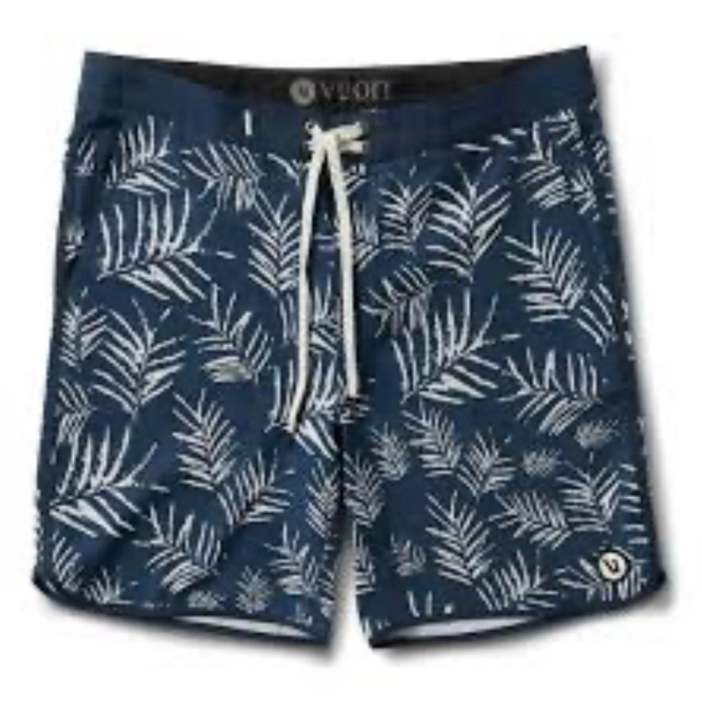 Vuori Men's Blue Swim Board Shorts Size 30 Great Condition